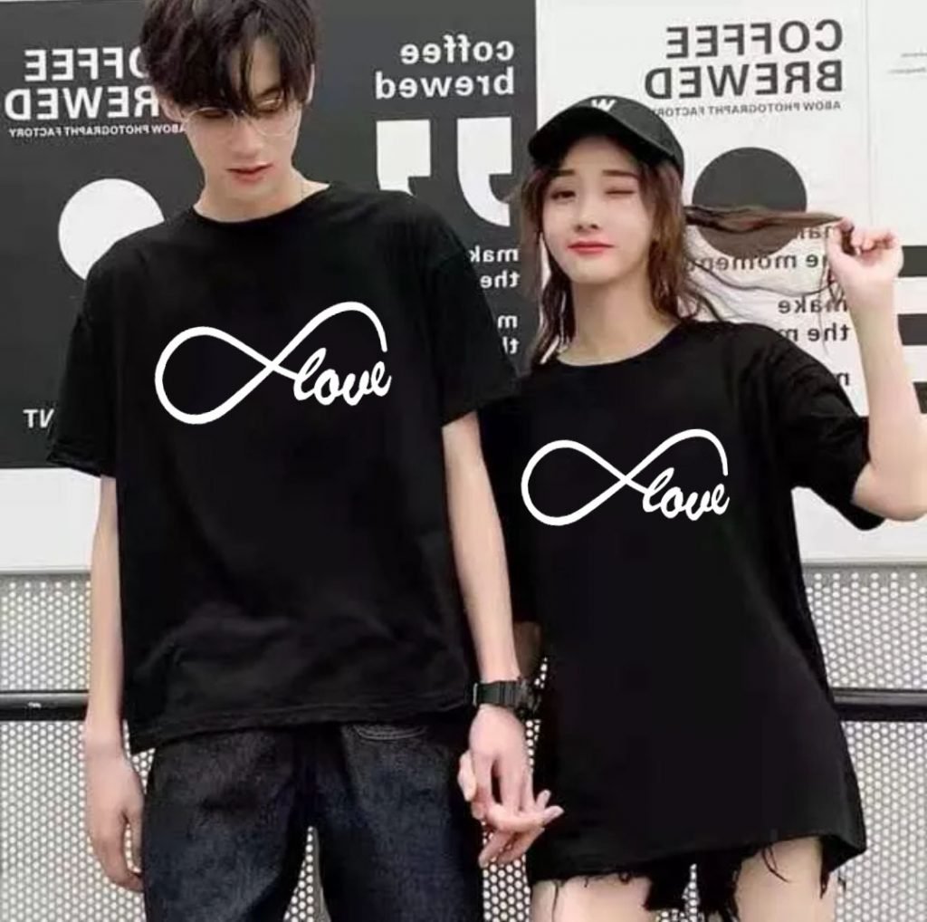 Couple Classic Black Tees