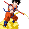 "Unique Goku Dragon Ball Z Printed Cotton T-Shirt - Authentic Anime Merch" 3 PIN 29