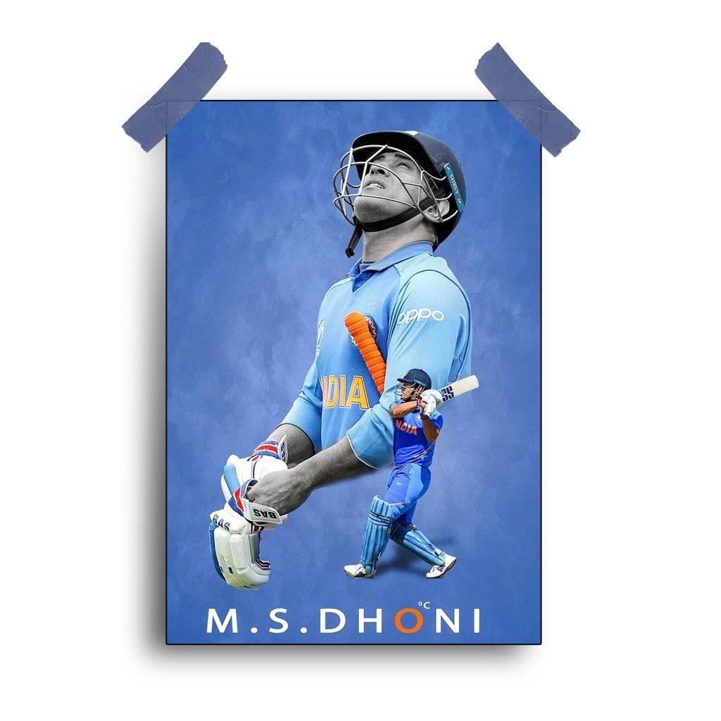 Dhoni Poster Buy Online – Iconic Cricket Wall Art