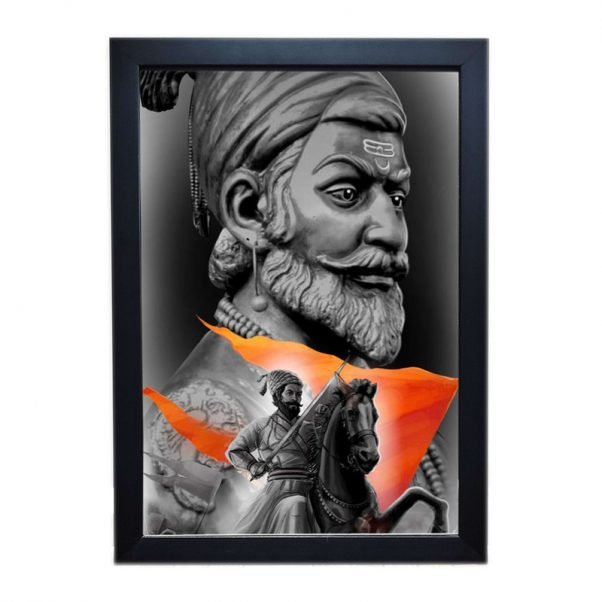 "Chhatrapati Shivaji Maharaj Poster Frame: Honouring a Legendary Icon"