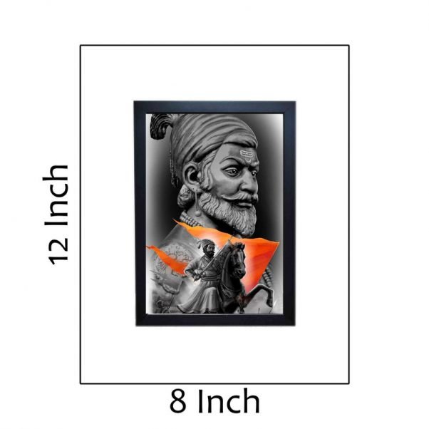 "Chhatrapati Shivaji Maharaj Poster Frame: Honouring a Legendary Icon" - Image 3