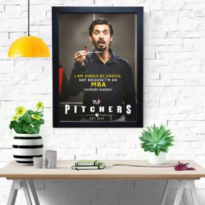 “TVF Pitchers Inspired Poster Frame: Celebrate Saurabh Mandal’s Journey”