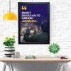 "Profit Dikhta hai toh haar koi zhukta hai 8x12 Inch Matt Coated Photo/Poster Frames: Embrace the Winning Spirit" 4 PIN19 frame scaled