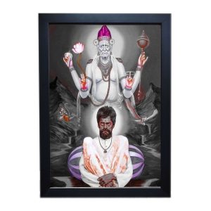 “Shree Shankar Maharaj (Shree Swami Samarth) 8×12 Inch Matt Coated Photo/Poster Frames: Seek Spiritual Enlightenment”