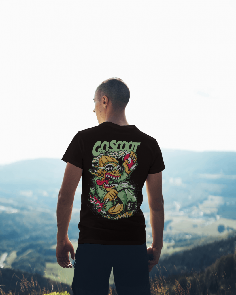 Cartoon Print T-Shirt: Trendy Graphic Tee
