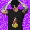 "Unique Goku Dragon Ball Z Printed Cotton T-Shirt - Authentic Anime Merch" 2 man rnhs 0063 1