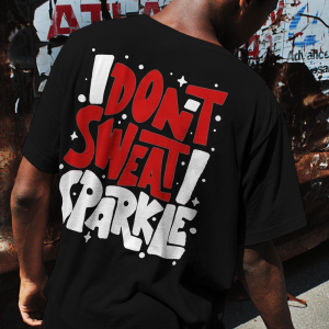 Black Cotton Tshirt For Men