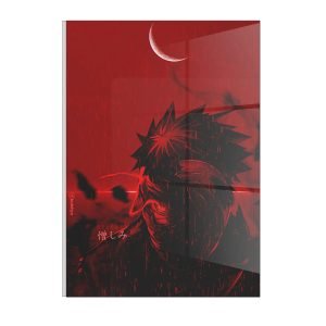 "Trending Naruto: Dynamic Canvas Art in Glass Acrylic Frame"