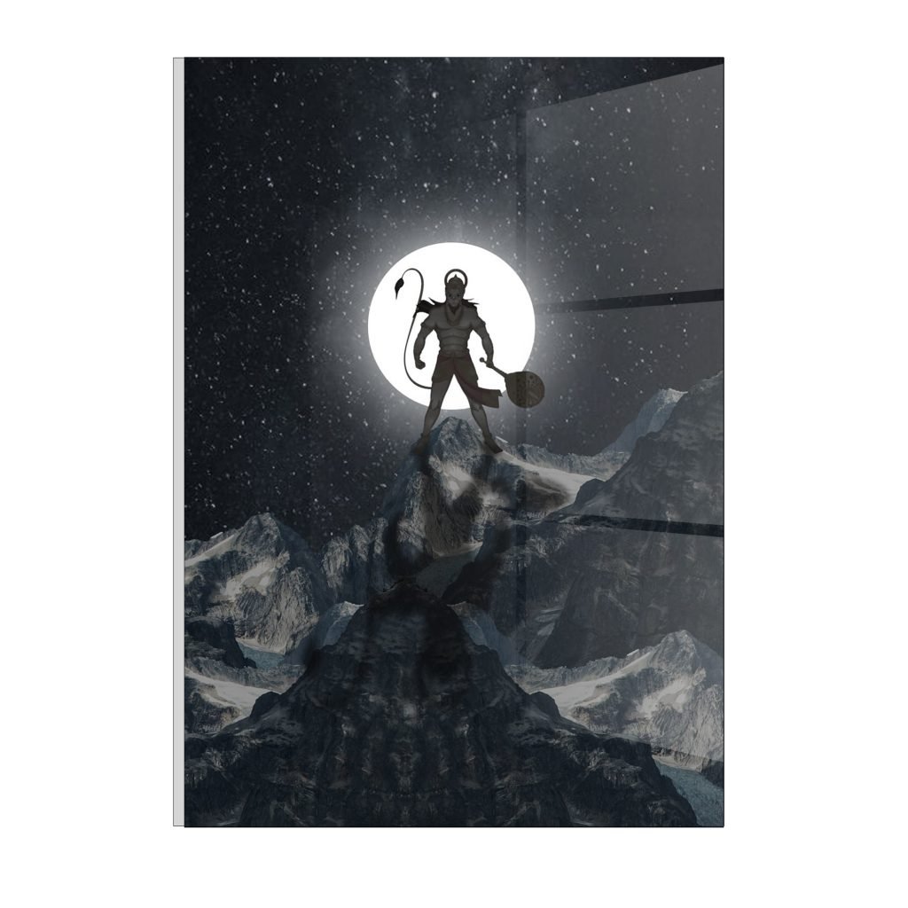 Hanuman Poster – Bajrangbali Wall Art for Devotional & Spiritual Decor