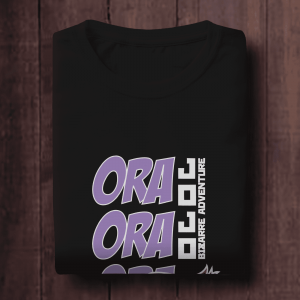 “Unleash the Energy of ‘Ora’ with Our Jojo-Inspired T-Shirt – PrintItNice”