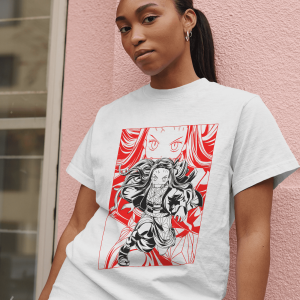 “Nezuko Kamado T-Shirt – Demon Slayer Anime Merchandise”