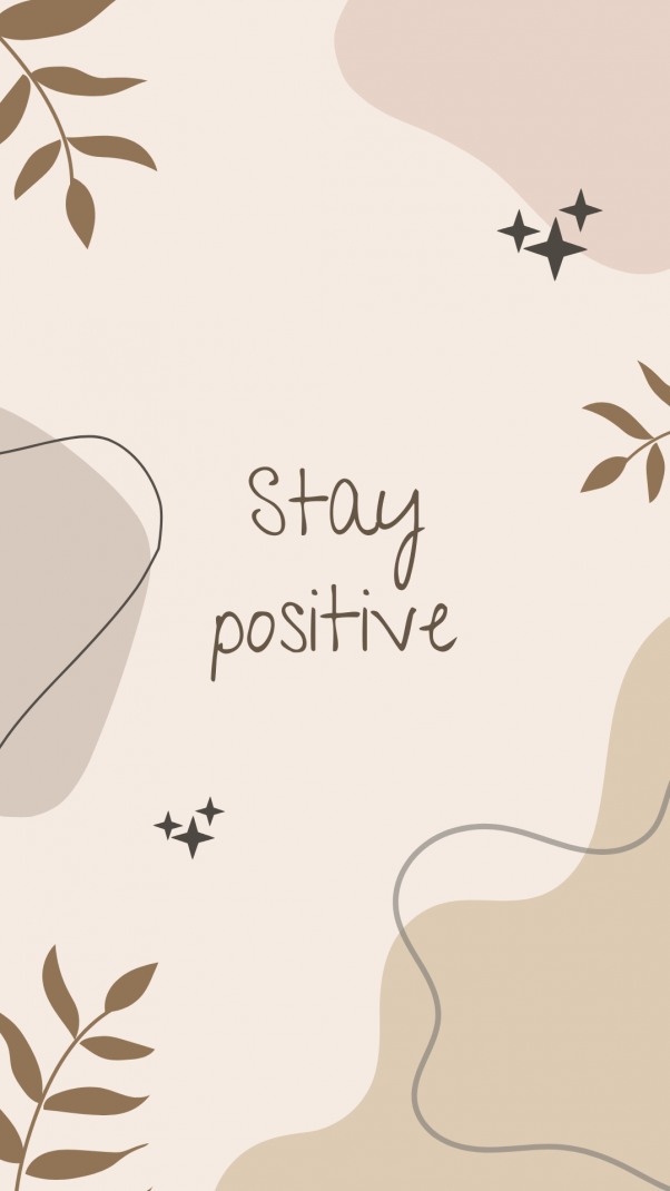 Stay Positive Affirmation Wall Art - Image 3