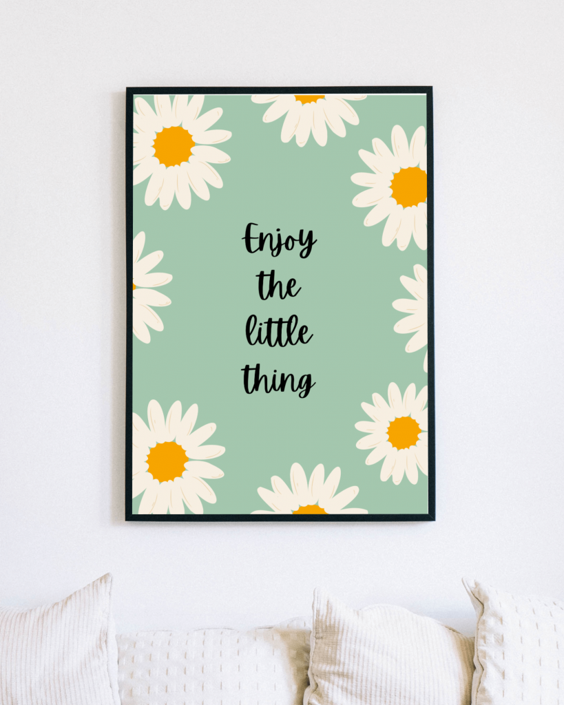 Custom wall frame for home or office decor