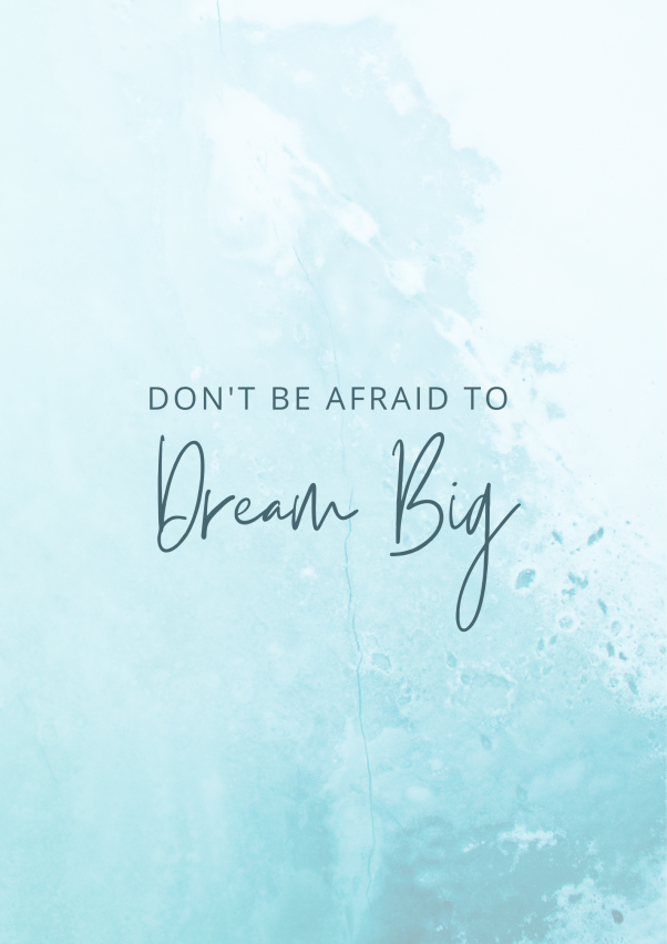 Fearless Dreamer 'Don't Be Afraid to Dream Big' Wall Frame - Image 2