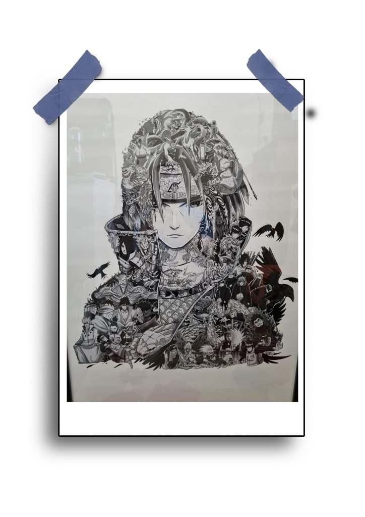 High-Quality Itachi Wall Poster for Anime Fans