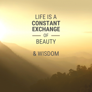 Life’s Beauty & Wisdom Exchange Wall Frame