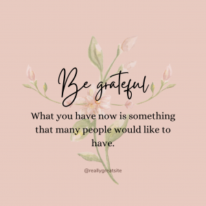 Gratitude Reminder ‘Be Grateful’ Photo Frame