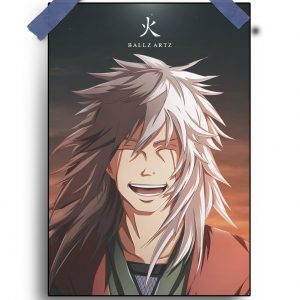Jiraiya Anime Poster – Available in 12×18 Size, Glossy & Matte Finishes