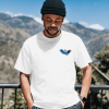 black male in balcony of mountains tshirt mockup 00161