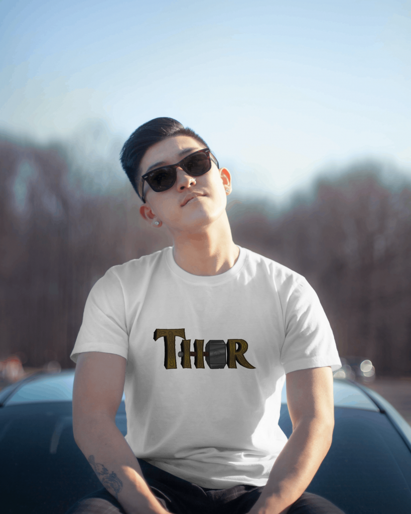 White Printed T-Shirt - Stylish & Premium Quality