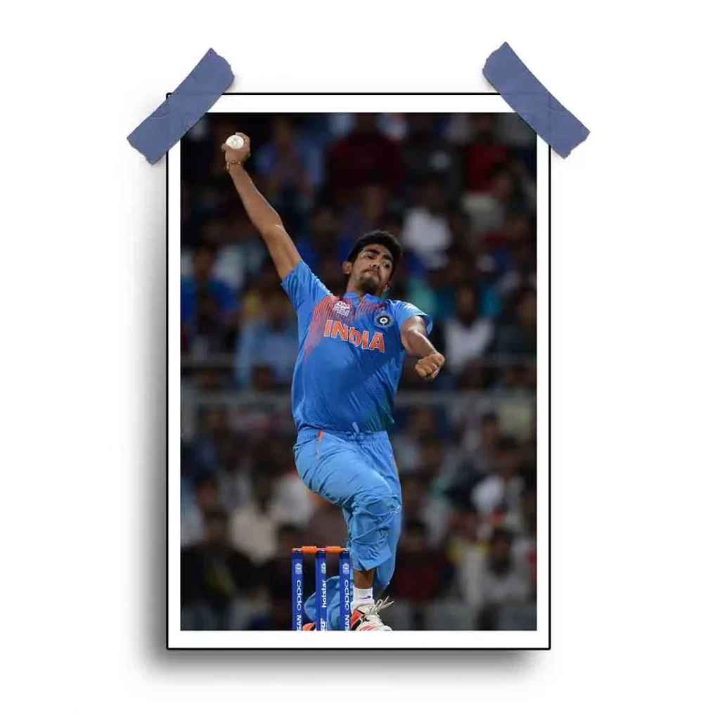 Bumrah Bowling Poster - High-Quality Print