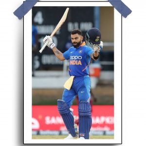 Indian Cricket Team Poster – Bleed Blue – 12″x18″ Glossy/Matte Finish
