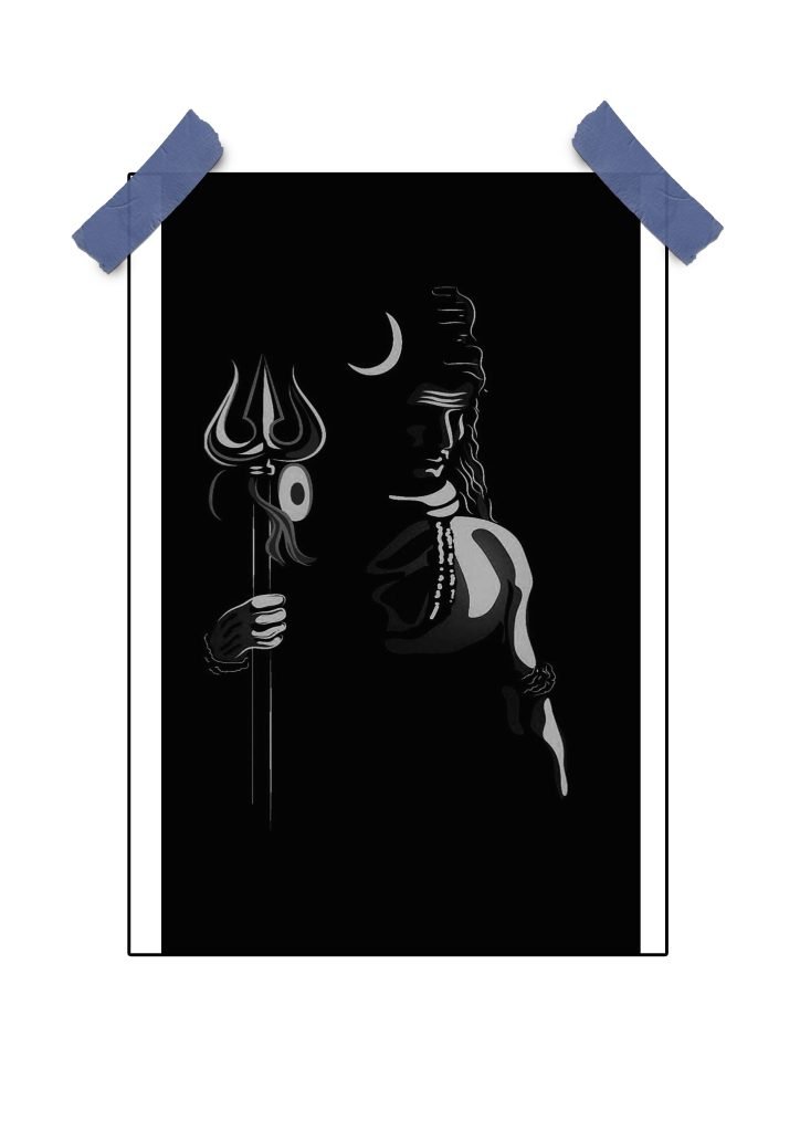 Best Har Har Mahadev Poster | Spiritual Wall Art Qty 1