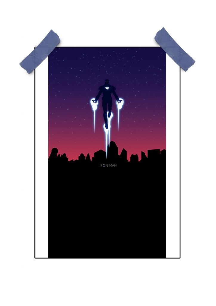 Superhero Poster - Custom and Personalized Art Print for Kids and Fans