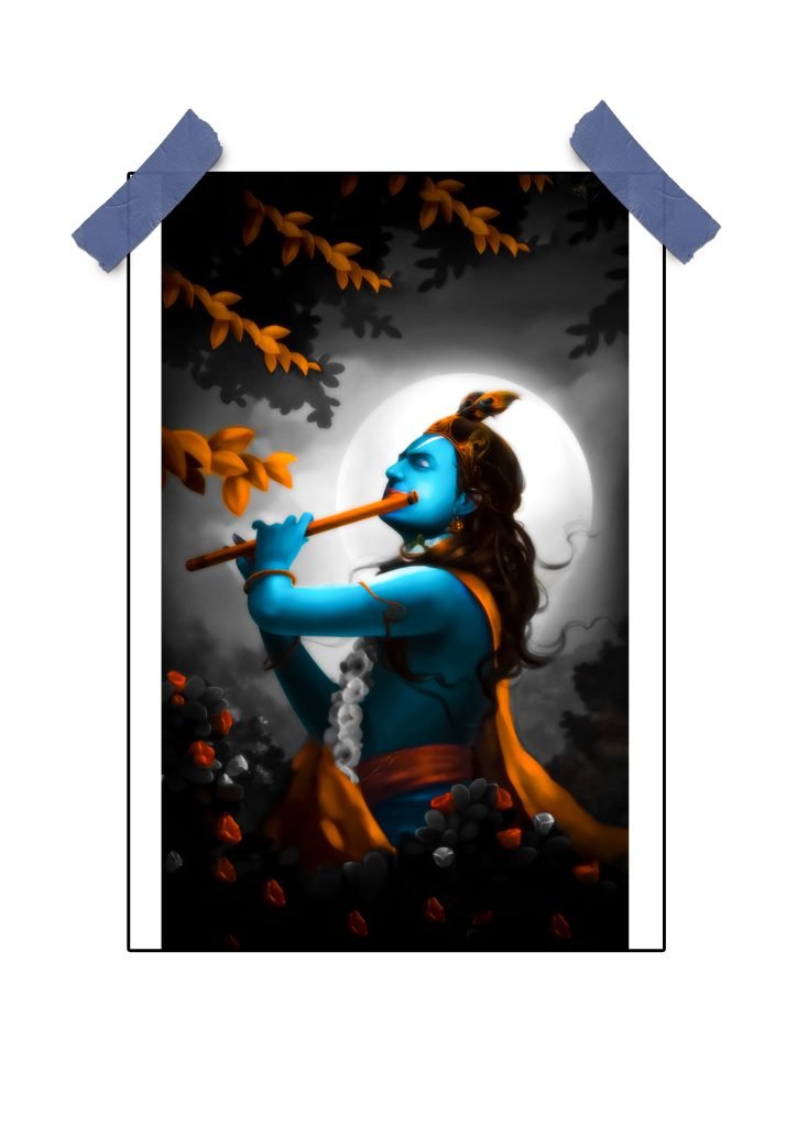 Krishna Poster - Beautiful Lord Krishna Wall Art