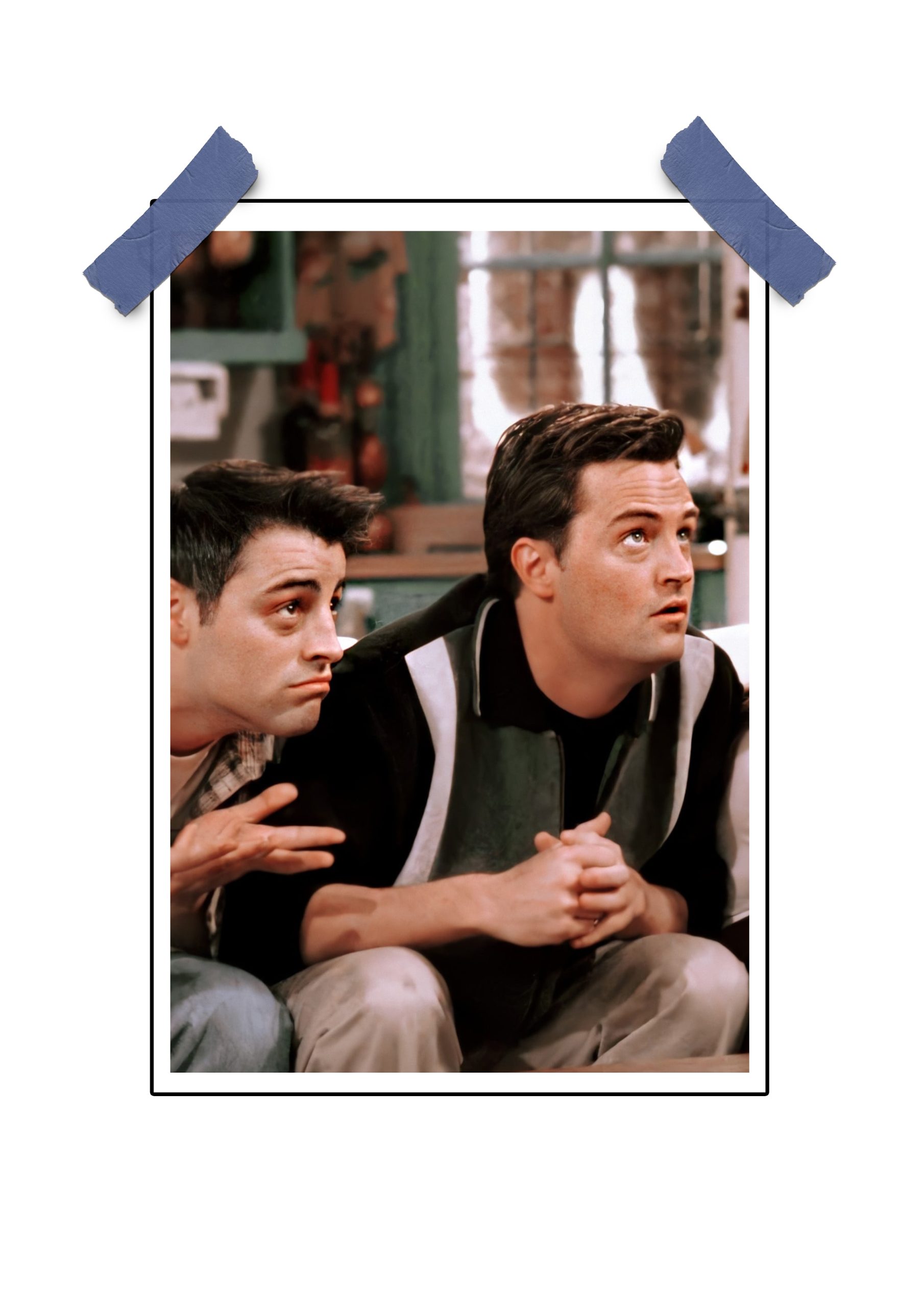 Joey and Chandler Funny Poster