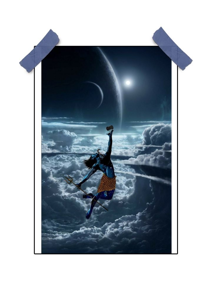 Shiva Poster - A Divine Representation of Lord Shiva for Spiritual Energy