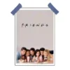 Friends Poster - Classic TV Show Wall Art (12x18 inches) 2 Friends Poster Series - Iconic Moments from the Beloved TV Show
