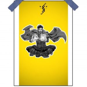 Superhero Poster – Marvel & DC Heroes – 12″x18″ Glossy/Matte Finish