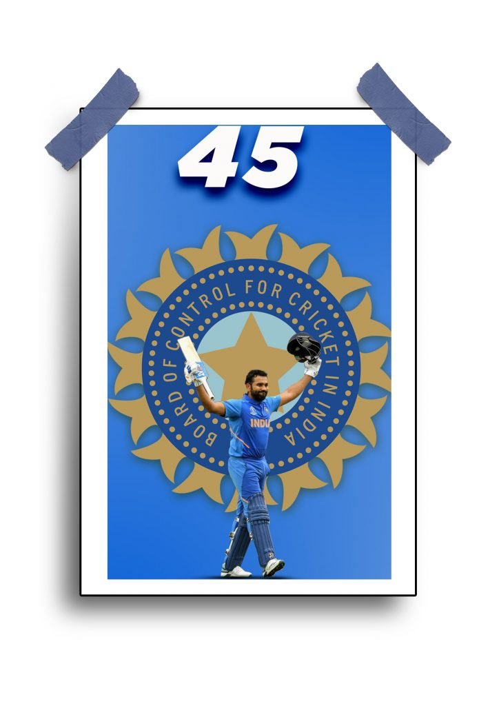 Rohit Sharma Hitman Poster