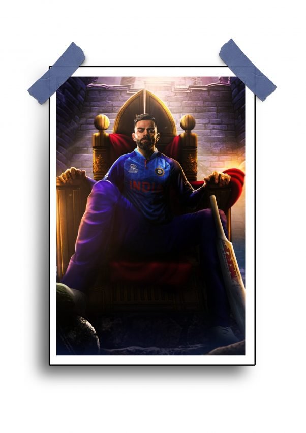 King Like Virat Kohli Poster