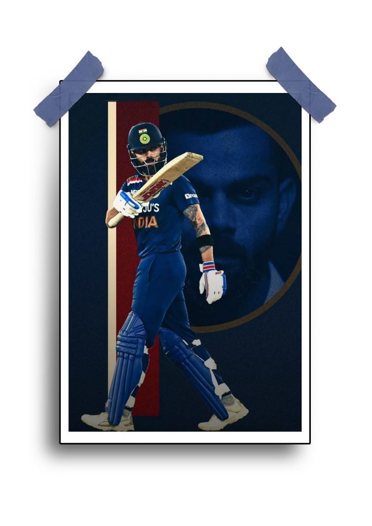 High-Definition Virat Kohli HD Poster for Cricket Enthusiasts