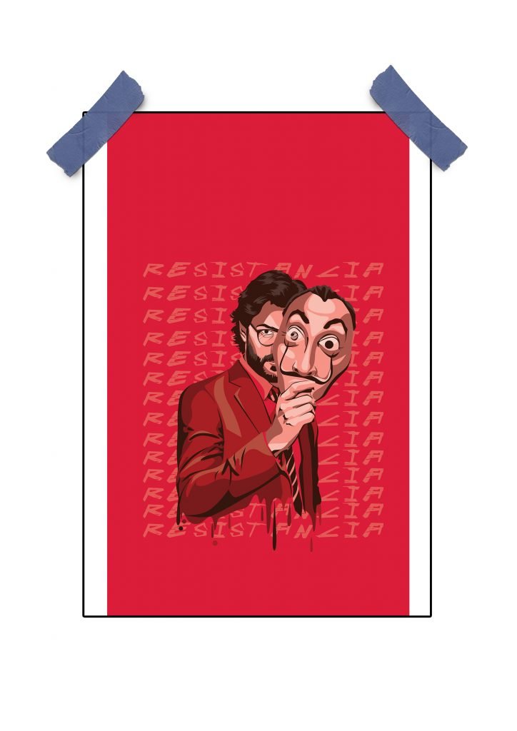 Money Heist Professor Poster