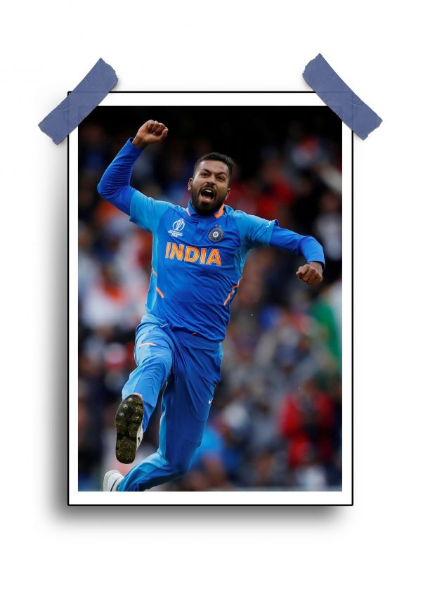 Hardik Pandya Wicket Celebration Posters