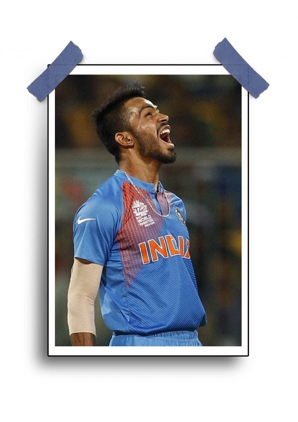 Hardik Pandya Wicket Celebration Poster