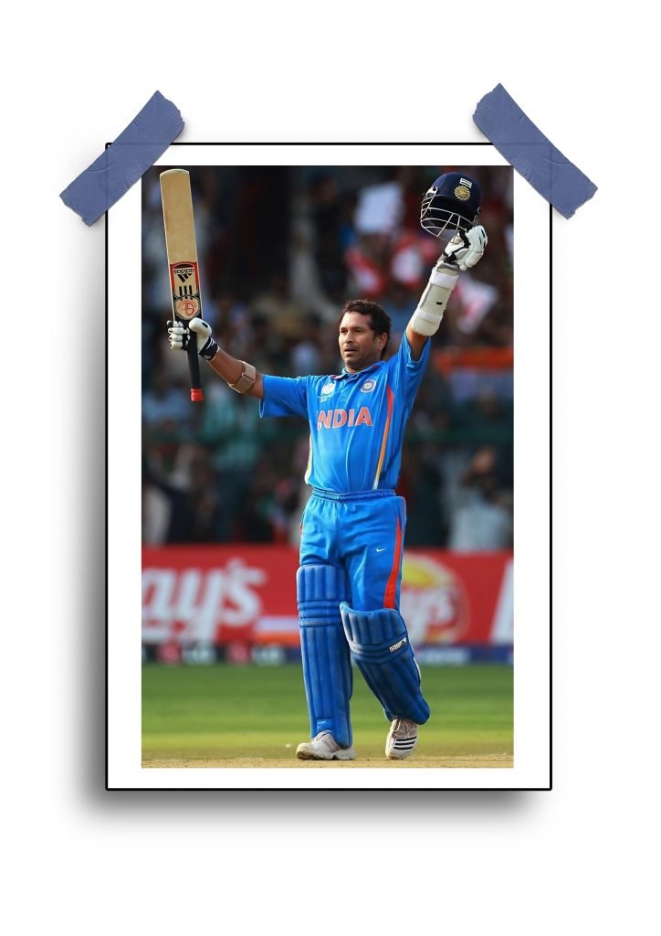 Poster of Sachin Tendulkar: Inspirational Wall Art of the God of Cricket