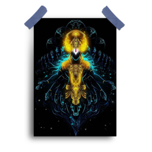 Dev Narayan Photo - Sacred Wall Art for Spiritual and Devotional Décor