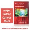 Inkjet Cotton Canvas Matt 13x19 Inch 260 GSM 10 Sheets