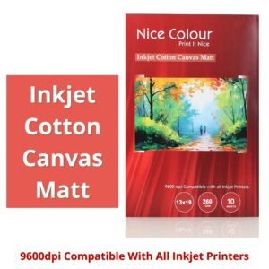 Inkjet Cotton Canvas Matt 13×19 Inch 260 GSM 10 Sheets