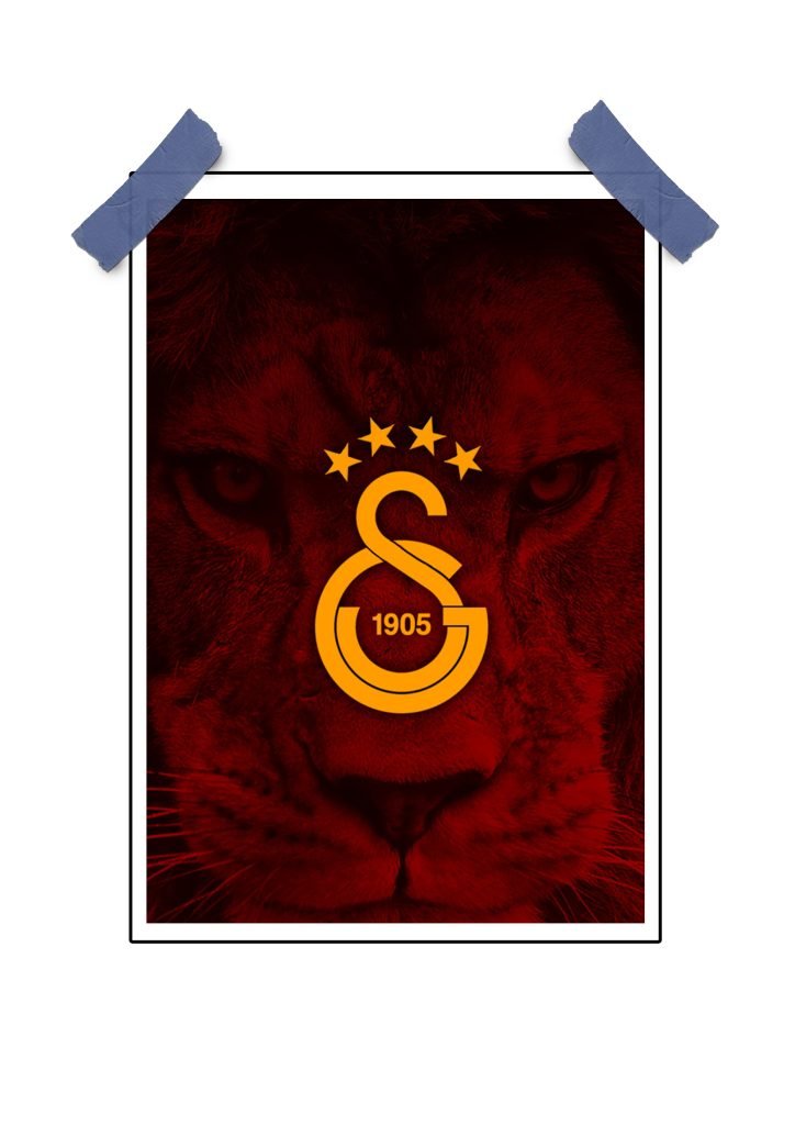 Galatasaray Football Logo Poster