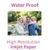 RC Inkjet Photo Paper 4x6 260 GSM Waterproof 100 Sheets – glossy resin coated
