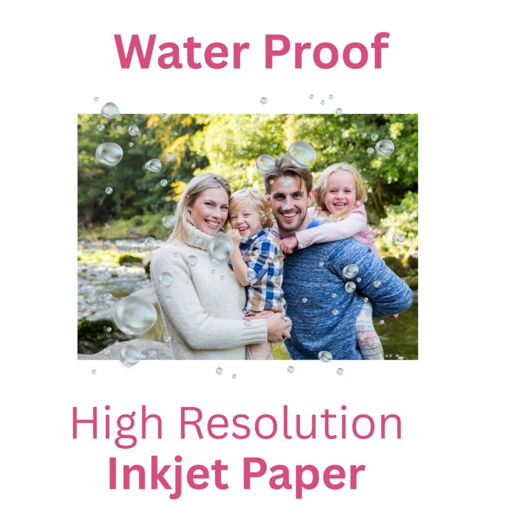 RC Inkjet Photo Paper 4x6 260 GSM Waterproof 100 Sheets – glossy resin coated