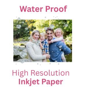 RC Inkjet Photo Paper 4×6 260 GSM Waterproof 100 Sheets