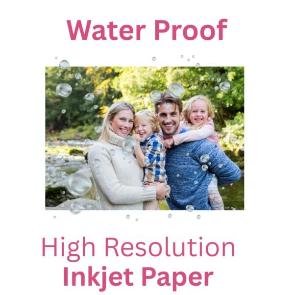 RC Inkjet Photo Paper 4x6 260 GSM Waterproof 100 Sheets – glossy resin coated
