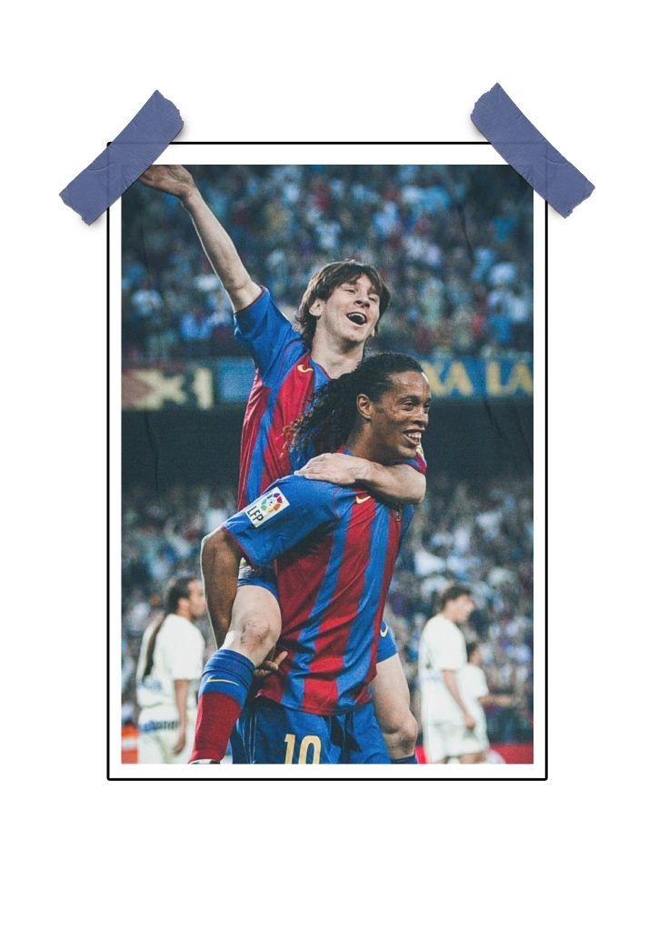 Messi Ronaldo Poster Iconic Football Wall Art