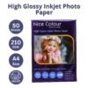 High Glossy Inkjet Photo Paper A4 210 GSM 50 Sheet